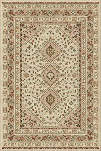 Lotos Carpet 1531-100, Cream, 8 Mm Thread, Anti-Allergic, Living Room, Bedroom