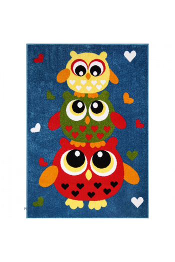 Kolibri Children's Room Carpet 11207-140, Blue, 9 Mm Thread, Anti-Allergic