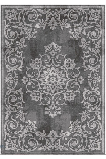 Mira Carpet 24016-196, Gray, 6 Mm Thread, Anti-Allergic, Living Room, Bedroom
