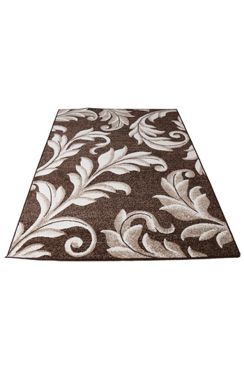 Luna Carpet 1833-12, Brown, 6 Mm Thread, Anti-Allergic, Living Room, Bedroom