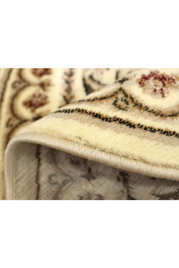 Lotos Carpet 539-100, Beige, Cream, 8 Mm Thread, Anti-Allergic, Living Room, Bedroom