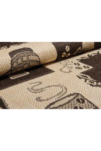 Covorexpert Jute Kitchen Rug, Natura 950-91, Brown, Anti-Allergic, Terrace,