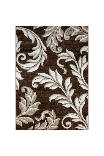 Luna Carpet 1833-12, Brown, 6 Mm Thread, Anti-Allergic, Living Room, Bedroom