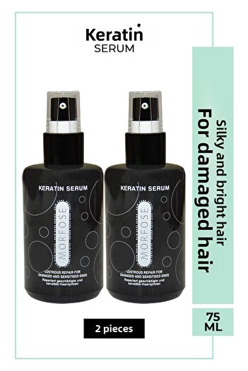 Morfose Keratin Hair Serum - 75 ml, 2 Pieces