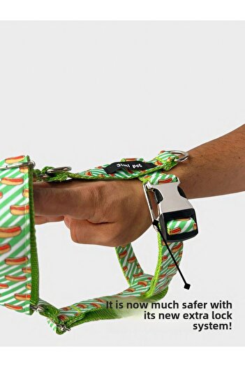 Jimi pet Collar Set Hot Dog Model