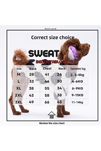 Pettrend My Heart Welsoft Soft Sweat Cat Dog Sweat Cat Dog Outfit