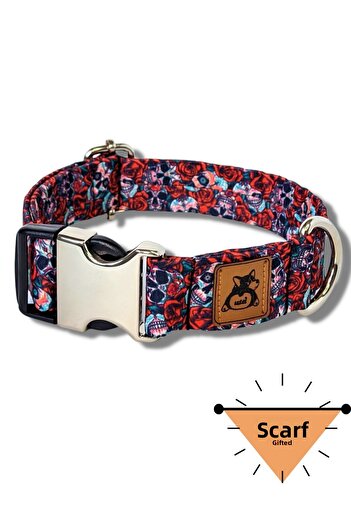 UTDpet Muertos Dog Collar