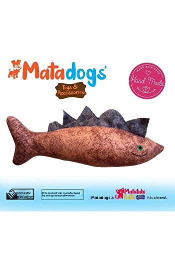 MATATABİ CATS MATA DOG Spino Sound, Fabric, Embroidered Dog Toy 27 cm