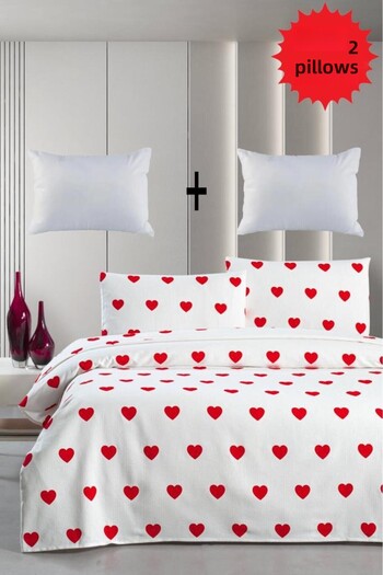 Mulberry Double Pique Set Set with 2 Pillows