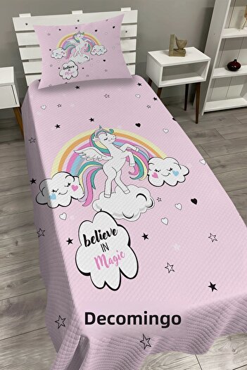 dekomingo Magic Unicorn Baby and Child Base Pique Set