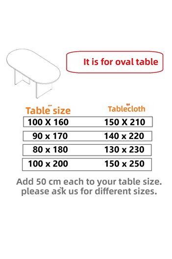 Zeren Home Detailed Polyester Linen Carefree Glittery Pico Wrap with Oval Tablecloth on Gold Column