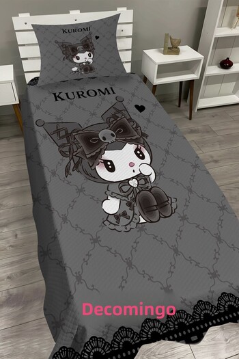 dekomingo Black Lace Kuromi̇ Baby and Children's Room Pike Set