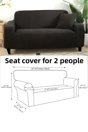 uzhanem 2-Person Sofa Cover and Cover Set