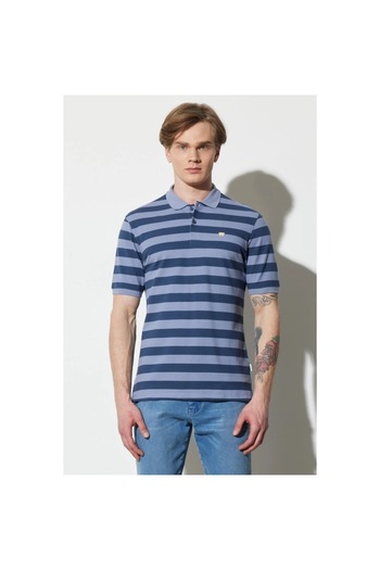 WRANGLER Men's Blue Polo T-shirt