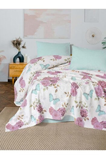 Fixe Fixe Printed Single Pique Suit Rosella Pink