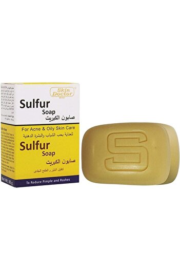 Skin Doctor Sulfur Soap (80G) – Deep Cleansing & Acne Treatment Soap For Clear Skin