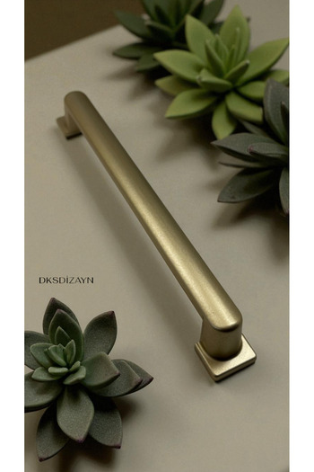 DKSDİZAYN 160mm Aysima Mat Altın 1. Sınıf METAL Mobilya Çekmece Mutfak Dolap Kulpu Kulp Lüx