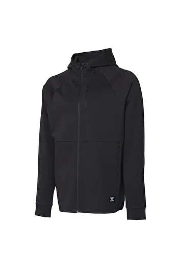hummel Men's Black Sweatshirt - Hmlt-mt Interval Zip, 921647 -2001