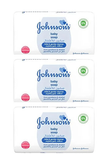 Johnson Baby Soap for Gentle Cleansing 3 Pieces
