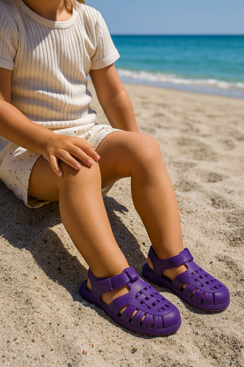 İmerShoes Femei Copii Pantofi de mare violet Plajă Piscina Rafting Gel Look Sandale cu talpă anti-alunecare 309