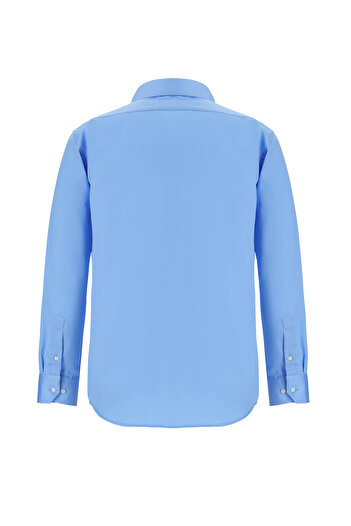 Kiğılı Cămașă clasică din bumbac satinat, cu mânecă lungă, slim fit