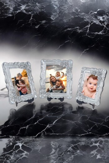 AYDİZAYN Triple Decorative Polyester Photo Frames