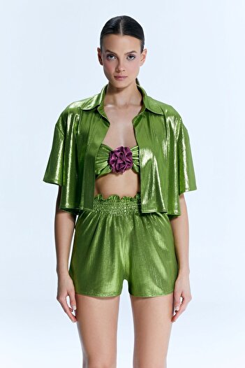 Nur Karaata Gigi Mini Short & Shirt Set