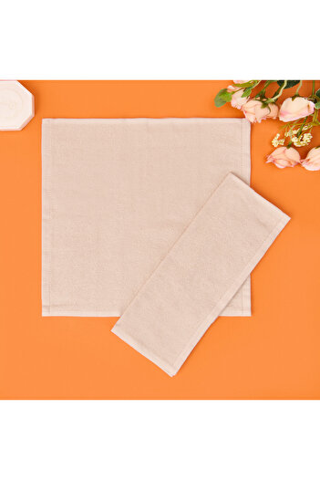 Evidea Soft 2-Piece Towel Set - Beige