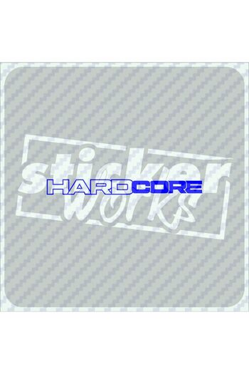 Sticker Works Autocolant Hard Core pentru parbriz