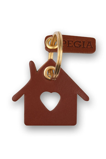 Pegia Home Leather Keychain 25an07