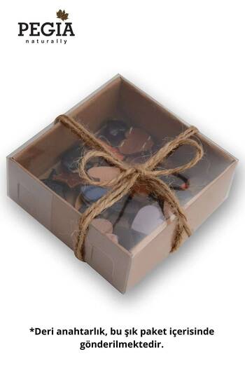Pegia Home Leather Keychain 25an07