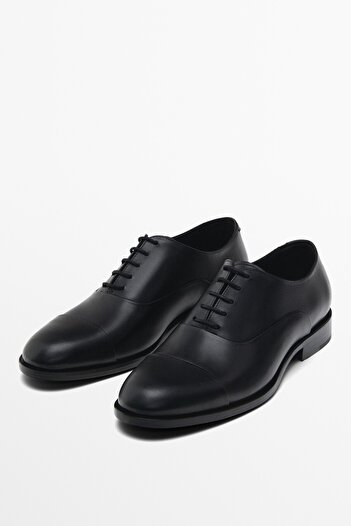 Massimo Dutti SİYAH KLASİK AYAKKABI