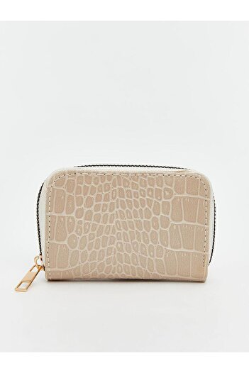 LC Waikiki Lcw Eco Leather Look Crocodile Patterned Women's Wallet (S5)