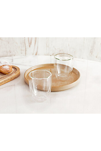 Madame Coco Boussac 2-Piece Double Glass Cup - 155ML