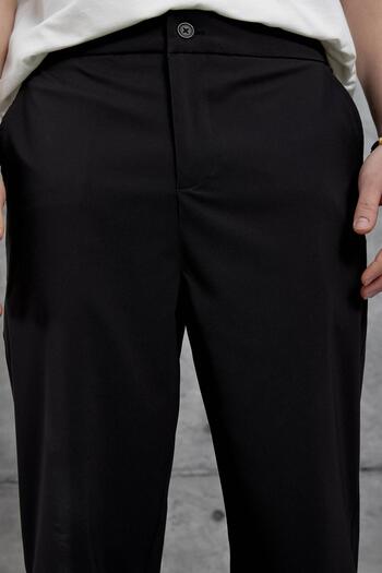 NOMARC Μαύρο Nmrc Parachute Fabric Boyfriend Παντελόνι