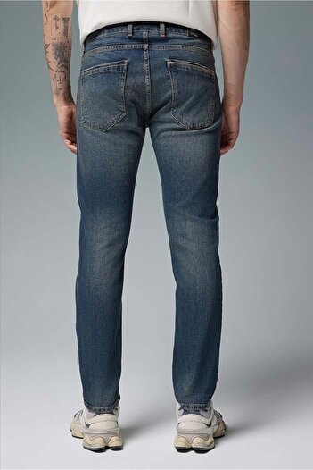 VENA Erkek Daniel Dark Blue Straight Fit Jean Pantolon