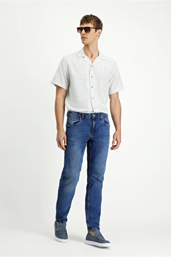 Kiğılı Regular Fit Lycra Denim Trousers