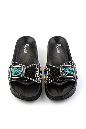 Bambi Black Women's Slippers K04319103187