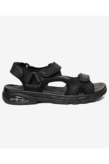 Greyder Erkek Siyah Hakiki Deri Sandalet 4Y1CS14520