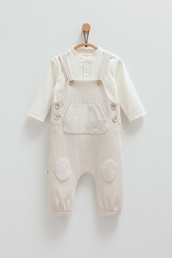 Caramell Cool Spring Salopet Suit Gray