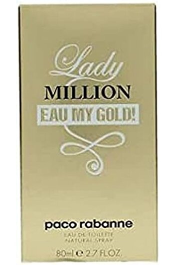 Paco Rabanne Lady Million Eau My Gold by Paco Rabanne for Women - Eau de Toilette, 80 ml