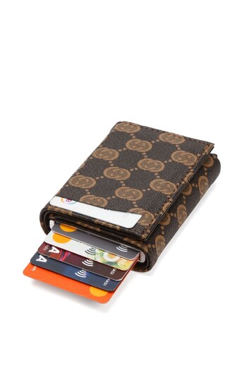 Newish Polo Women's Mechanized Card Holder and Wallet - Brown