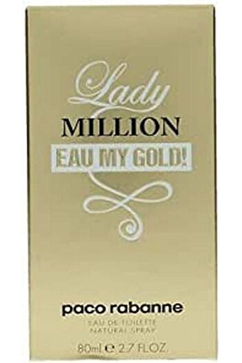 Paco Rabanne Lady Million Eau My Gold by Paco Rabanne for Women - Eau de Toilette, 80 ml