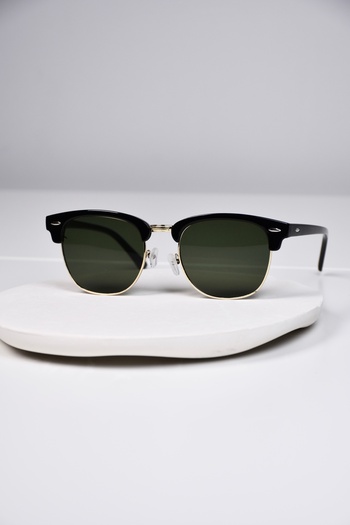 LOOKUP NEW Unisex Women Men Uv400 Protected Square Master Metal Classic Model Hinged Sunglasses