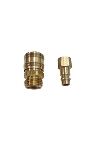 hallettim Aristo Compressor Stopper Air Jack – Hose Body (1/4 Inch Female – 1/2 Inch Male)