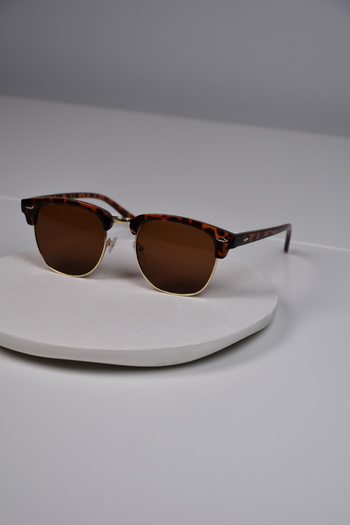 LOOKUP NEW Unisex Women Men Uv400 Protected Square Master Metal Classic Model Hinged Sunglasses