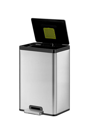 EKO Marina Soft Close Step - Stainless Steel Bin 50 Liters