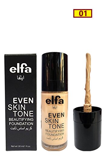 ELFA Long-lasting foundation that evens out skin tone, gives the skin a flawless, radiant finish. 30 ml, Separator 01