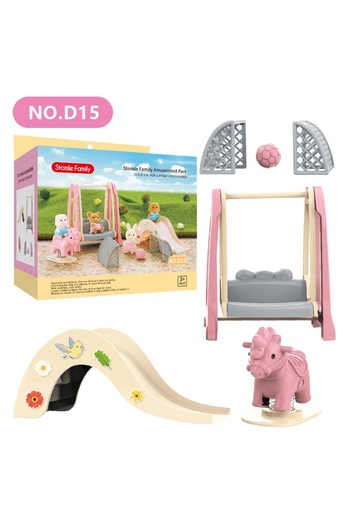 Choice13 D15 1:12 Miniature Furniture Forest Family Kitchen Toy Dining Table Dollhouse Accessories Bathroom P