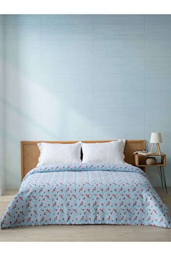 MYLASA HOME Quality Printed Single Pique Bedspread - Cotton, Single Pique 160X240 cm)